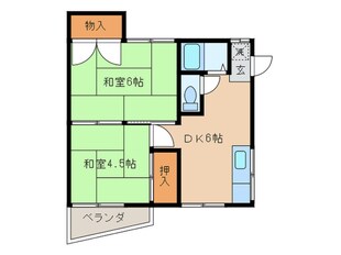 チェリーハイツの物件間取画像